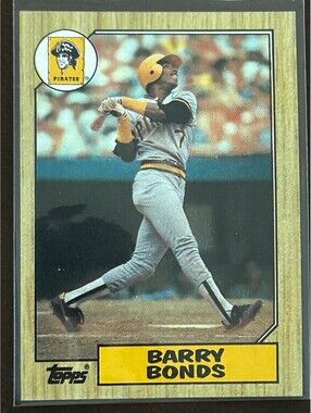 BARRY BONDS 1987 TOPPS RC NM + RARE ERROR NO . AFTER INC +  CORRECTED +19 NM LOT